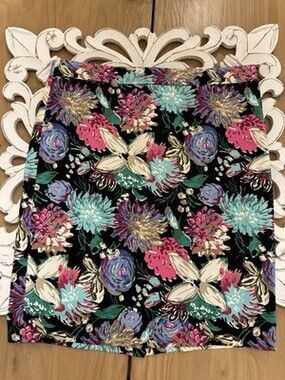 J.Crew women's floral pencil skirt women's size 10